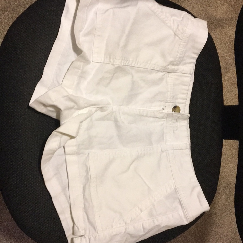 White short shorts